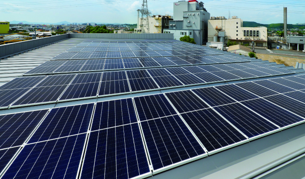 環境配慮型の製造現場の写真